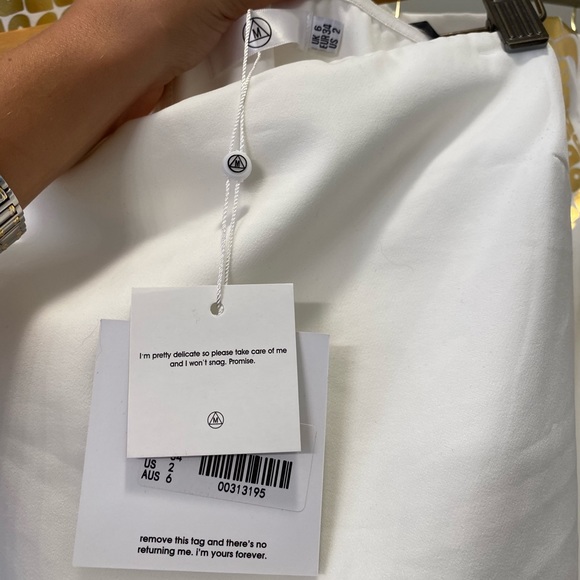 White MISGUIDED Strapless Jumpsuit - Picture 5 of 9